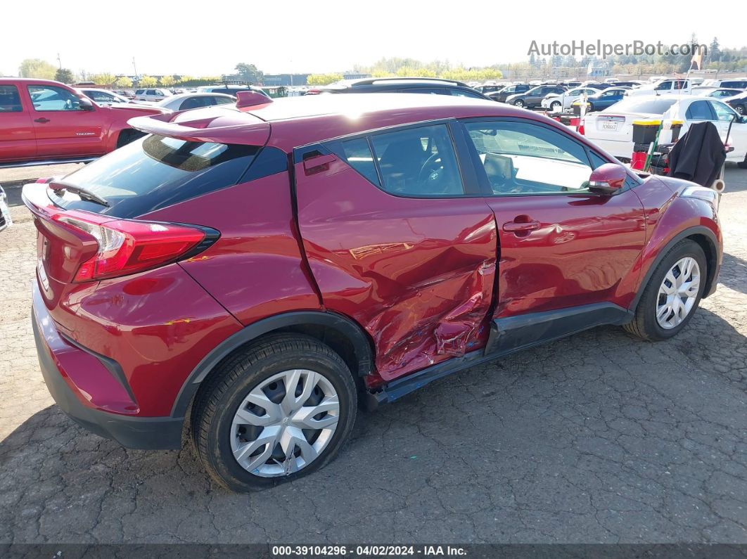 2019 Toyota C-hr Le Maroon vin: JTNKHMBX3K1052492