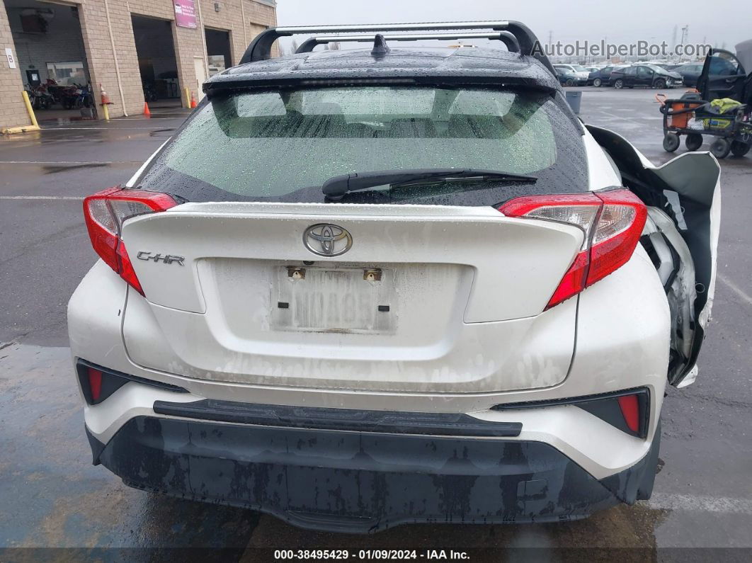 2019 Toyota C-hr Xle White vin: JTNKHMBX3K1061502