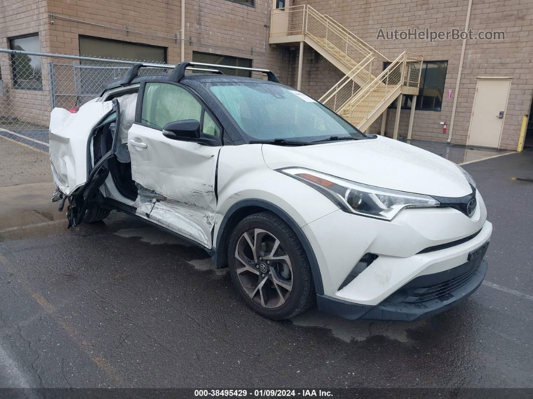 2019 Toyota C-hr Xle White vin: JTNKHMBX3K1061502