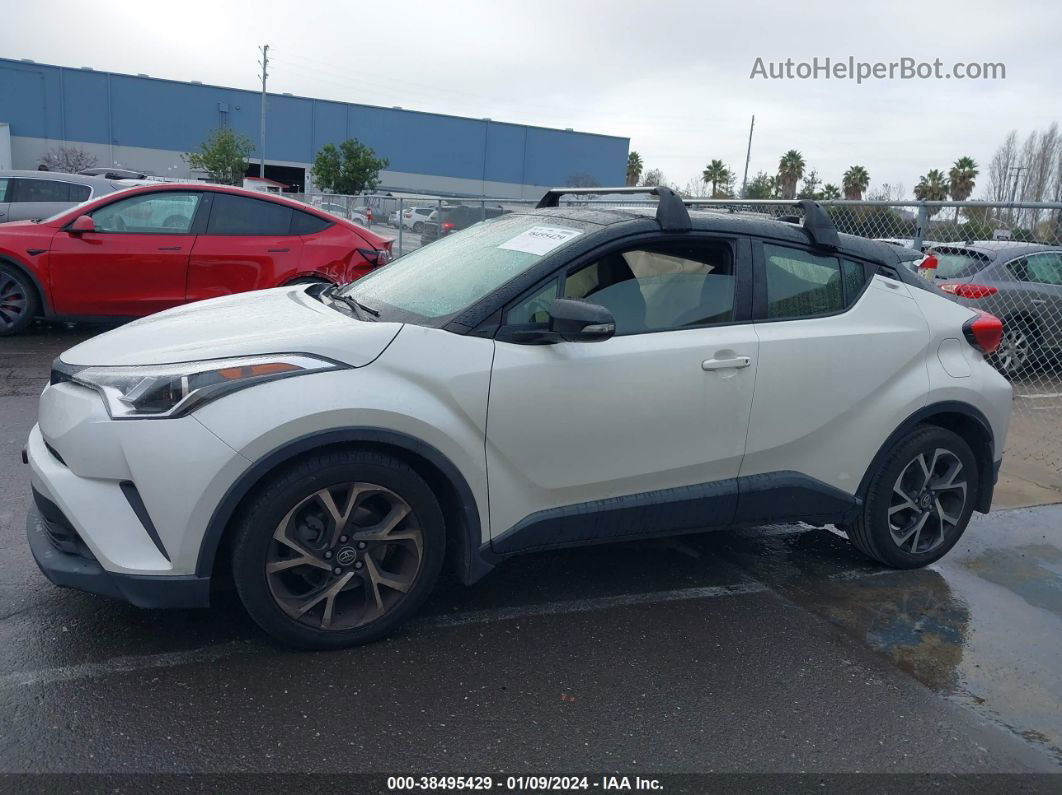 2019 Toyota C-hr Xle White vin: JTNKHMBX3K1061502