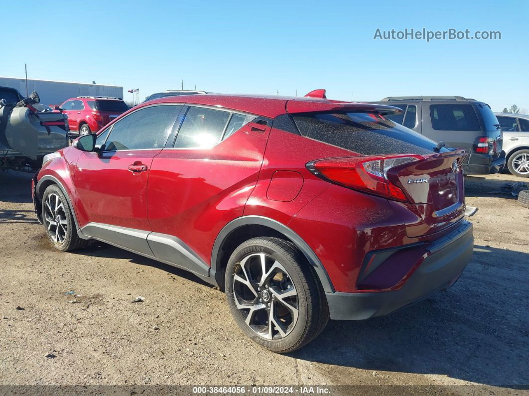 2019 Toyota C-hr Limited Красный vin: JTNKHMBX4K1027701