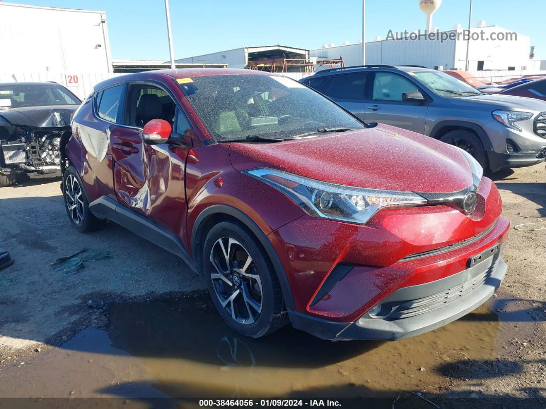 2019 Toyota C-hr Limited Красный vin: JTNKHMBX4K1027701