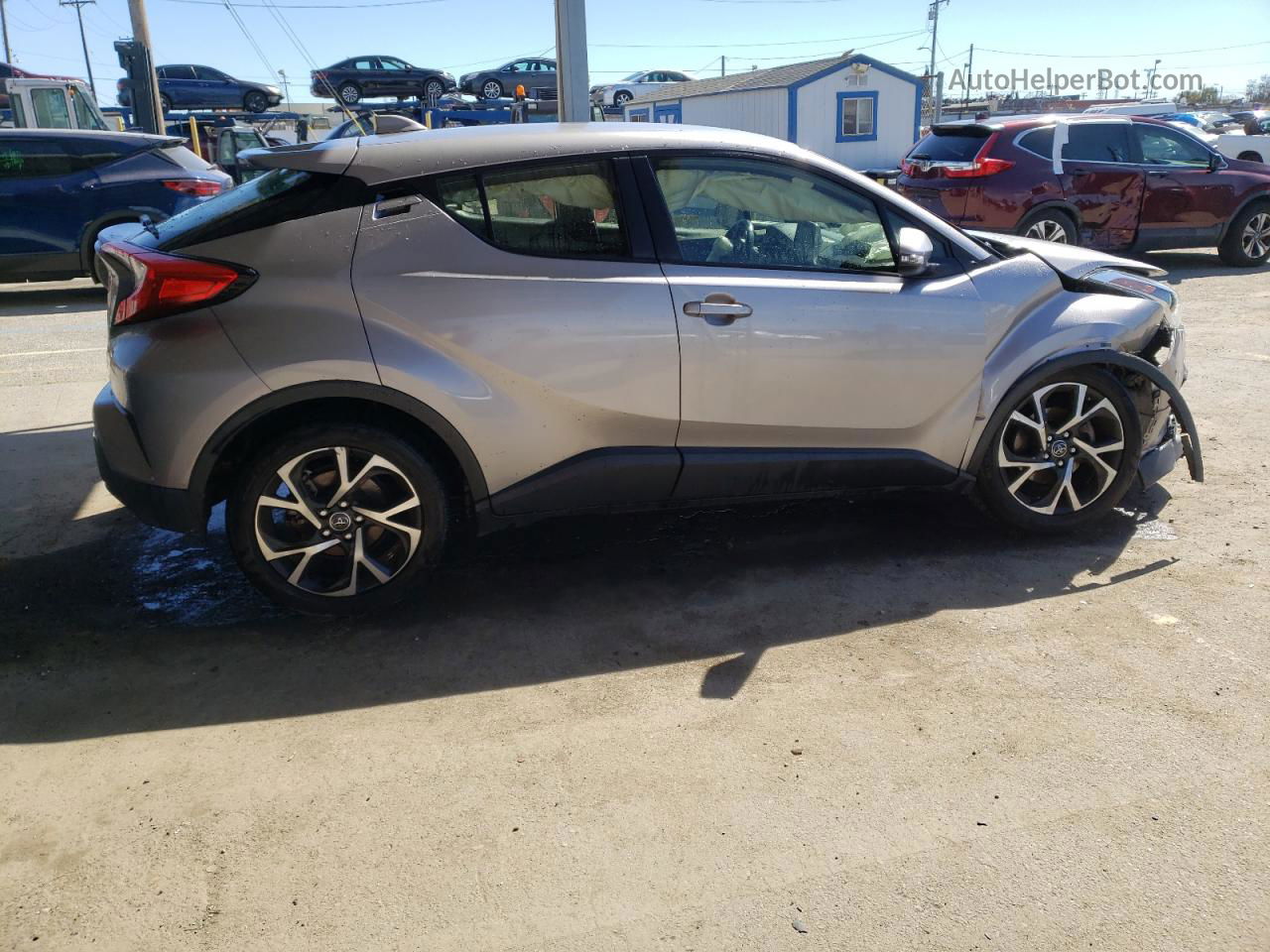 2019 Toyota C-hr Xle Silver vin: JTNKHMBX4K1034664