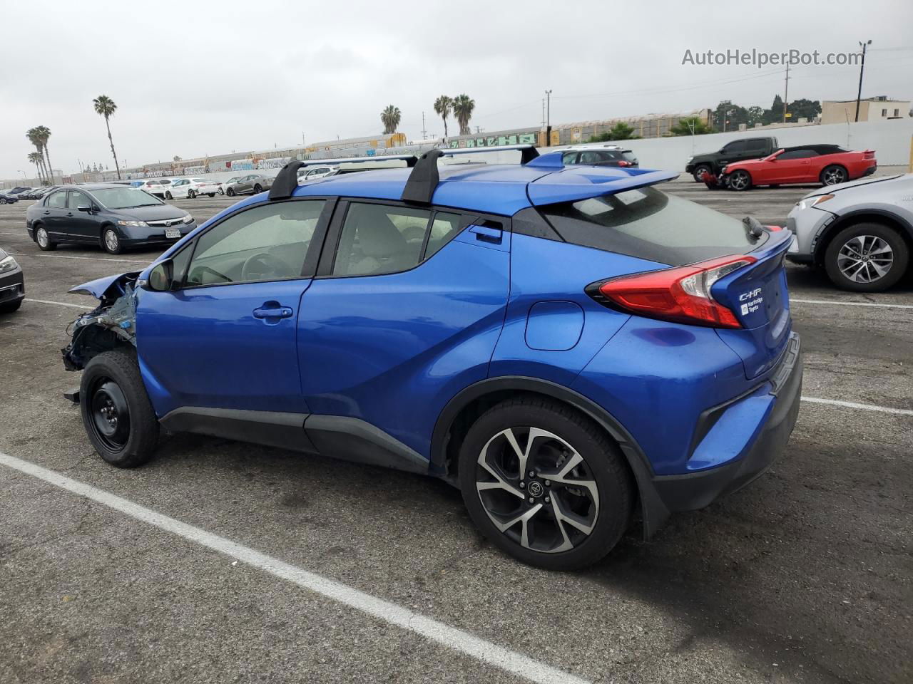 2019 Toyota C-hr Xle Blue vin: JTNKHMBX4K1046524