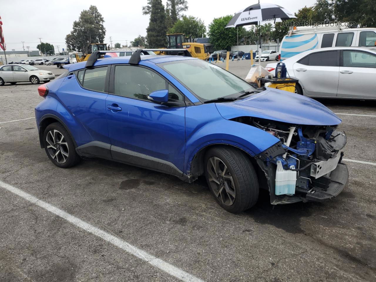 2019 Toyota C-hr Xle Blue vin: JTNKHMBX4K1046524