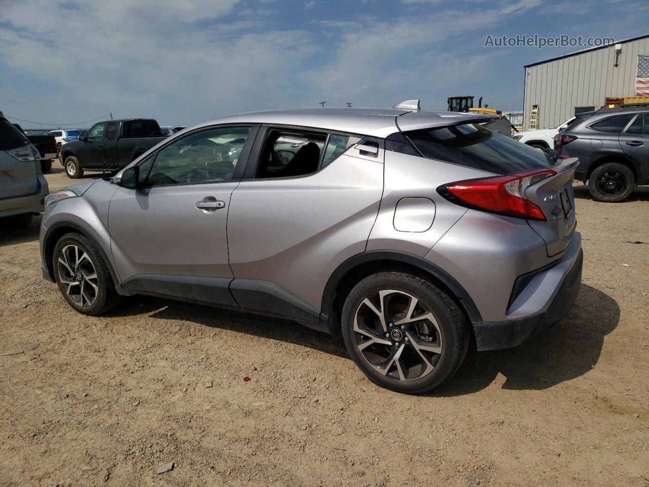 2019 Toyota C-hr Xle Silver vin: JTNKHMBX4K1050850