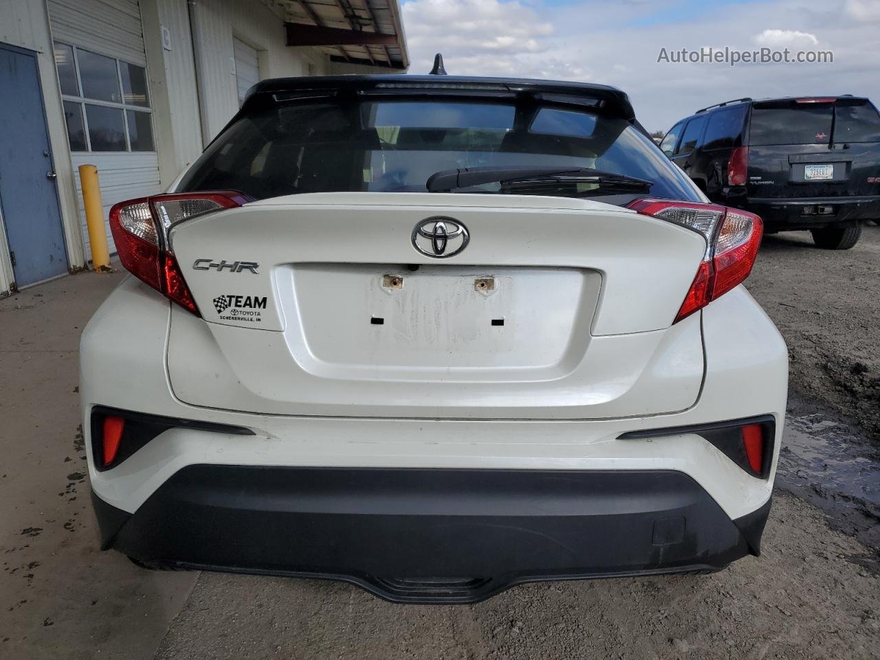 2019 Toyota C-hr Xle White vin: JTNKHMBX4K1062030