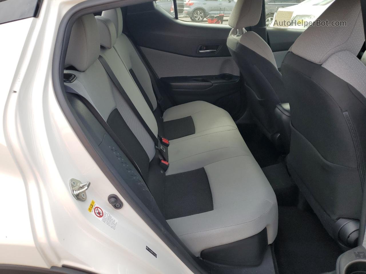 2019 Toyota C-hr Xle White vin: JTNKHMBX5K1014777
