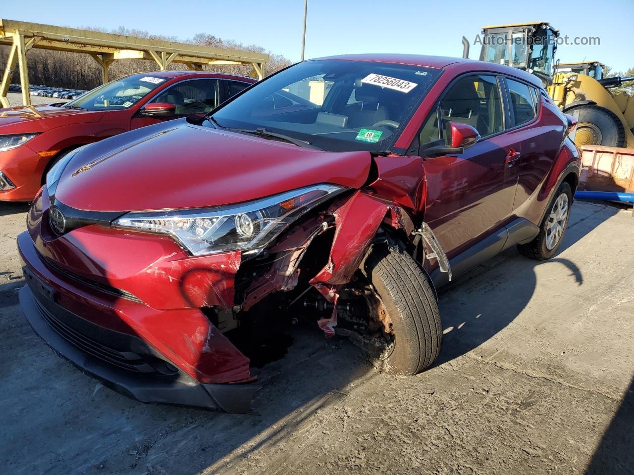 2019 Toyota C-hr Xle Красный vin: JTNKHMBX5K1017761