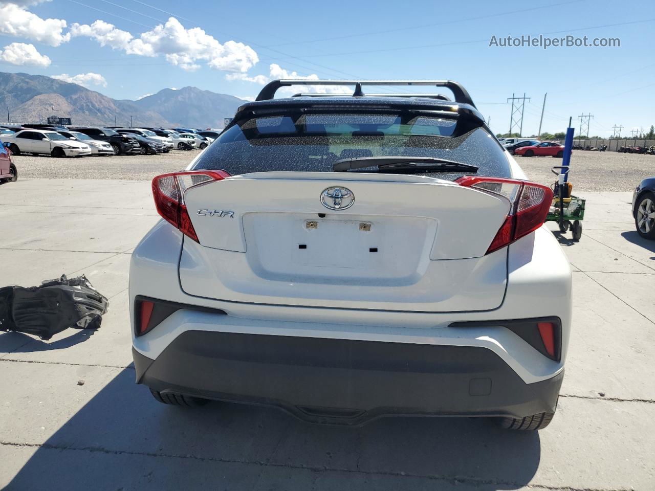 2019 Toyota C-hr Xle White vin: JTNKHMBX5K1031210