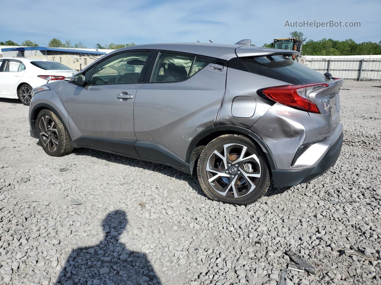 2019 Toyota C-hr Xle Silver vin: JTNKHMBX6K1015193