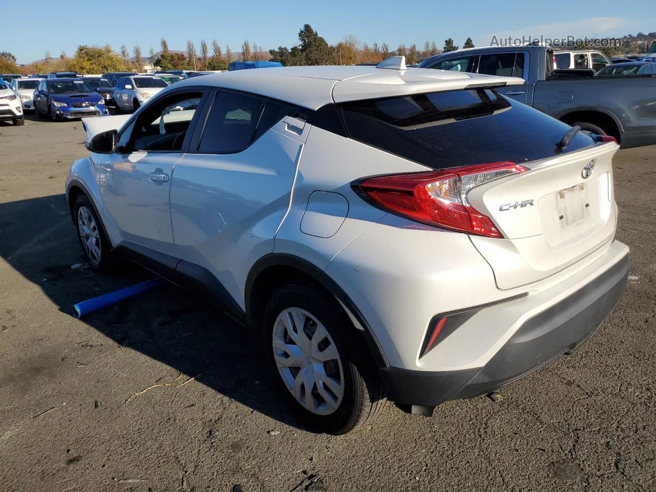 2019 Toyota C-hr Xle White vin: JTNKHMBX6K1020619