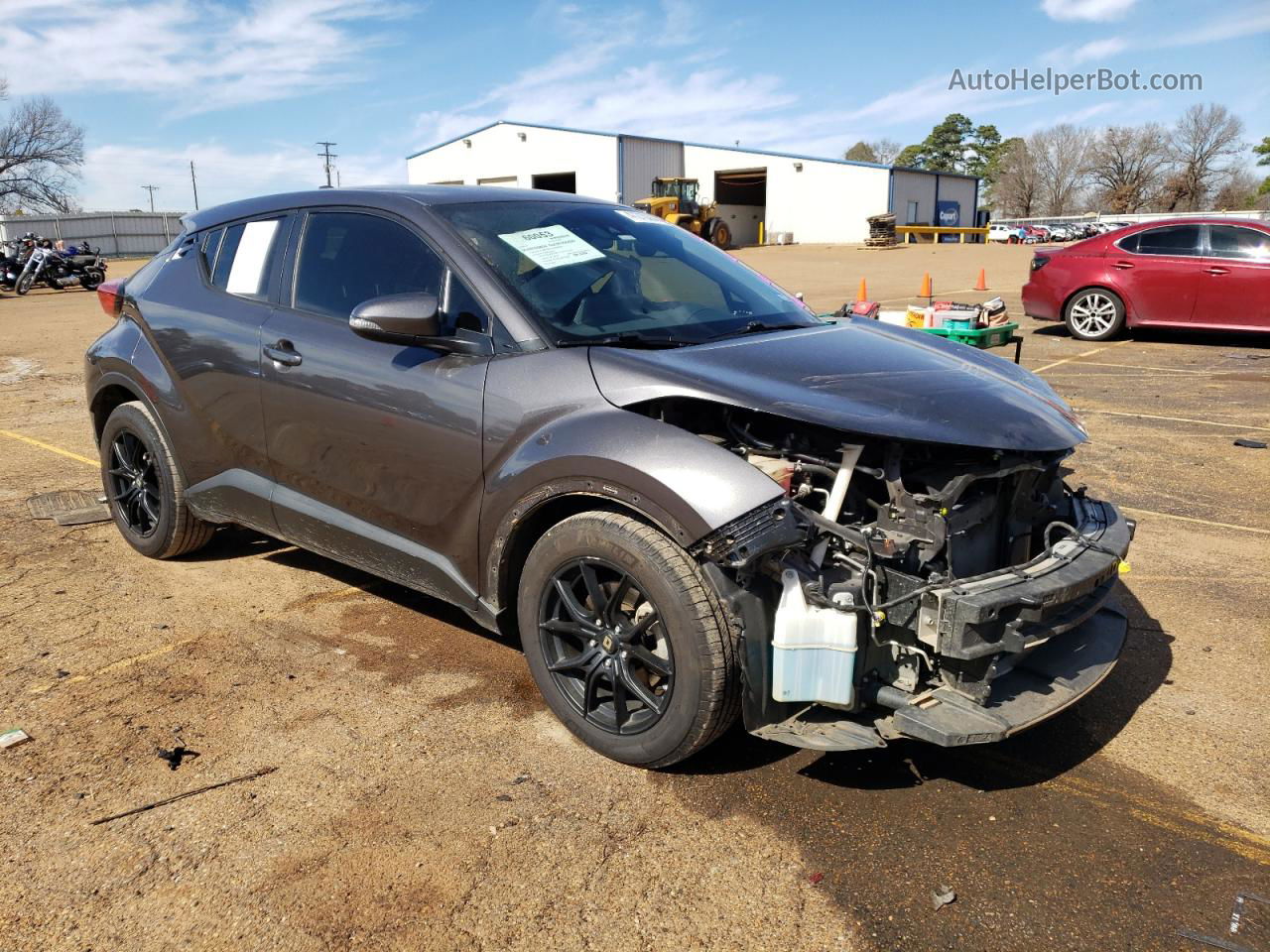 2019 Toyota C-hr Xle Gray vin: JTNKHMBX6K1026940