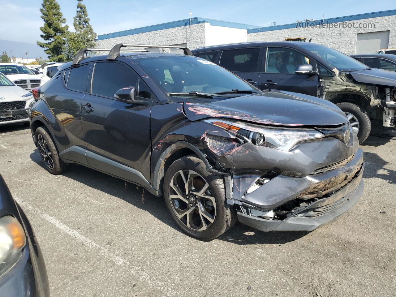 2019 Toyota C-hr Xle Gray vin: JTNKHMBX7K1045299