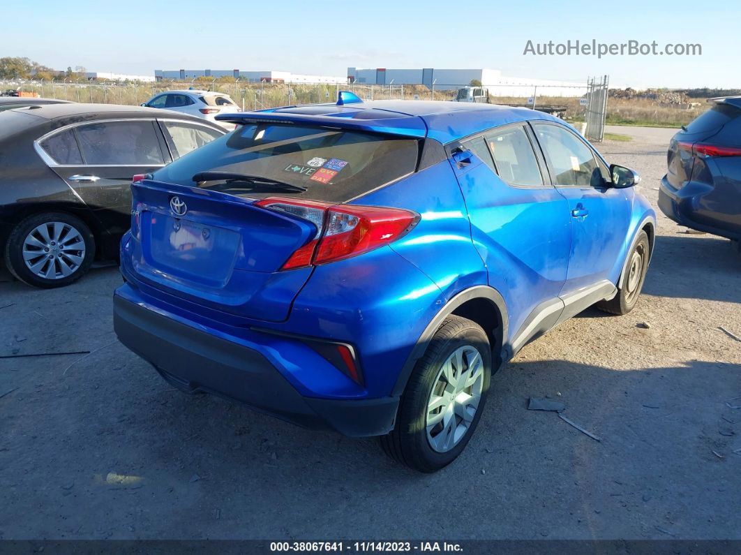 2019 Toyota C-hr Le Синий vin: JTNKHMBX7K1059042