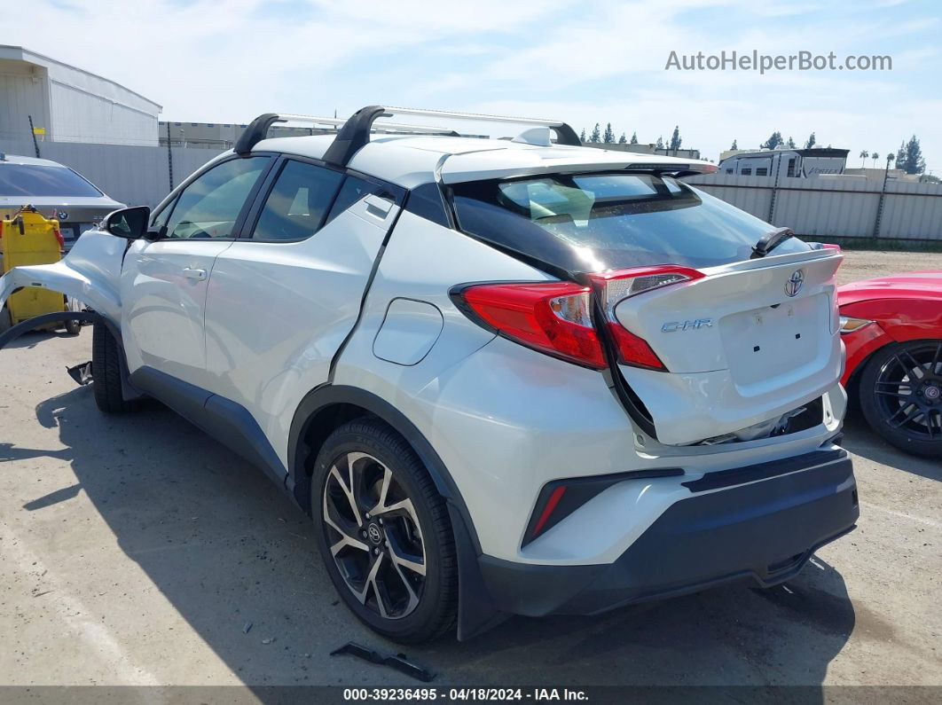 2019 Toyota C-hr Xle White vin: JTNKHMBX8K1047031