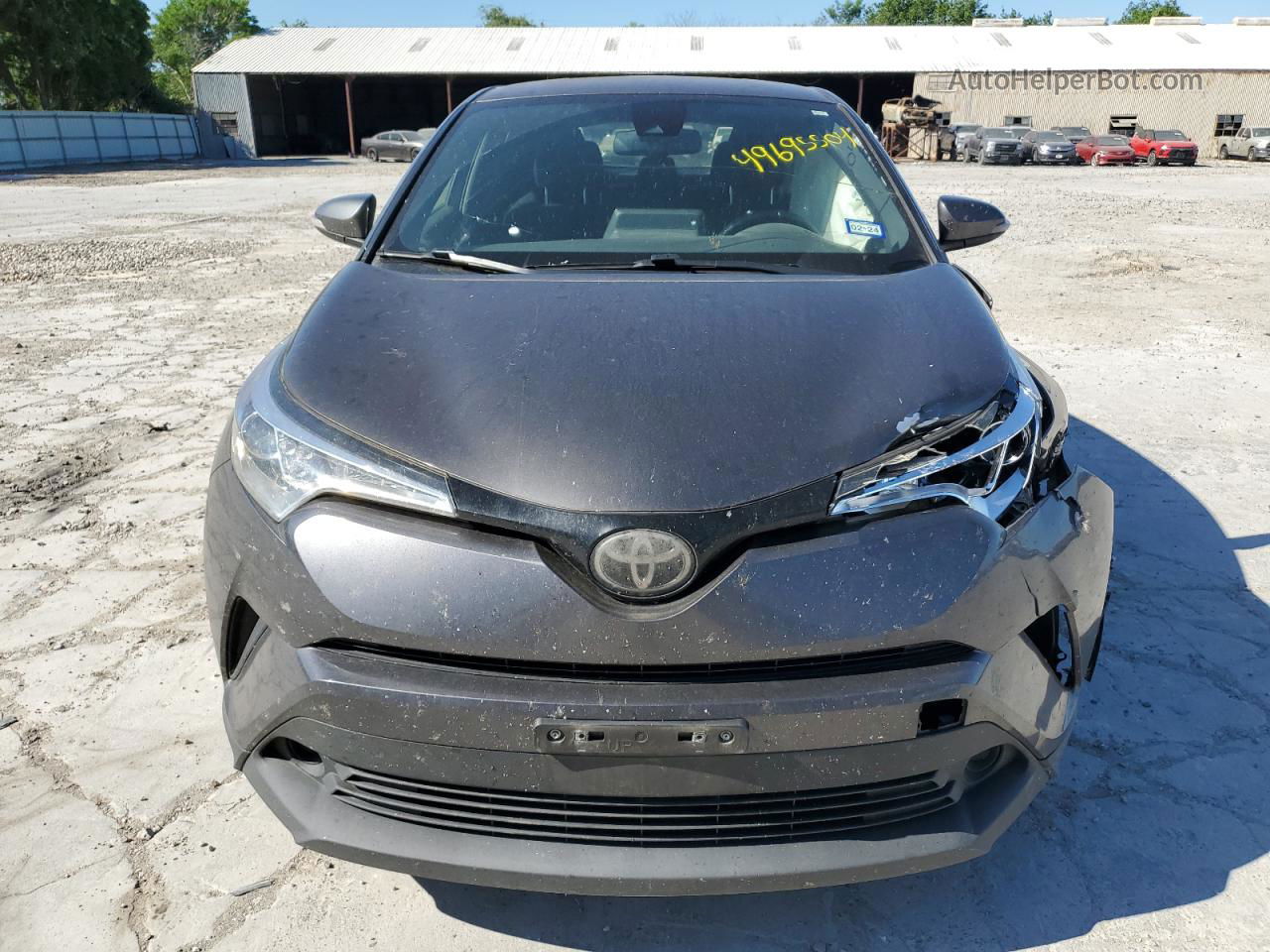 2019 Toyota C-hr Xle Gray vin: JTNKHMBX8K1052889