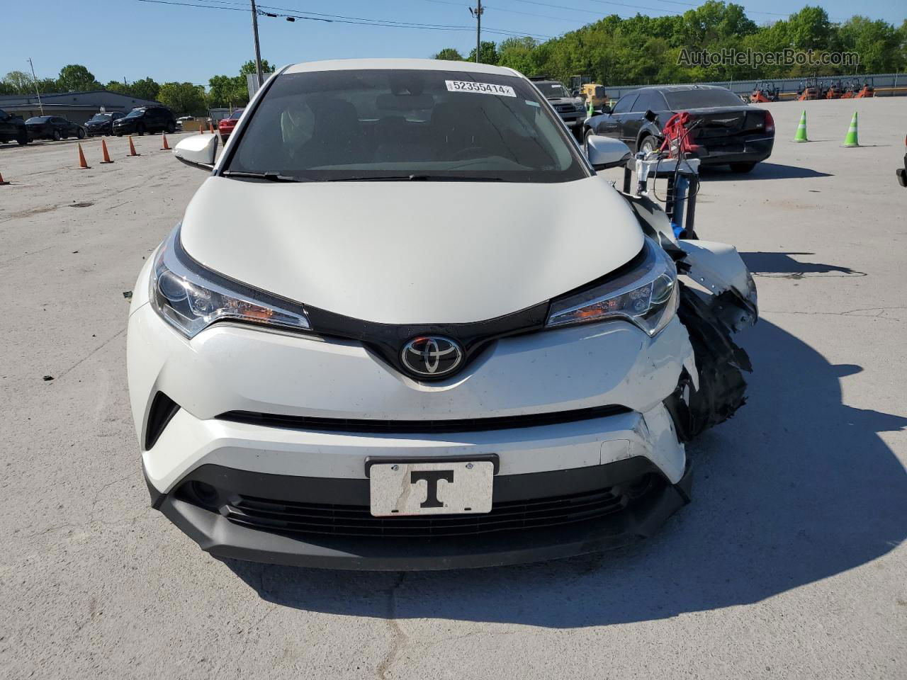 2019 Toyota C-hr Xle Белый vin: JTNKHMBX8K1053864