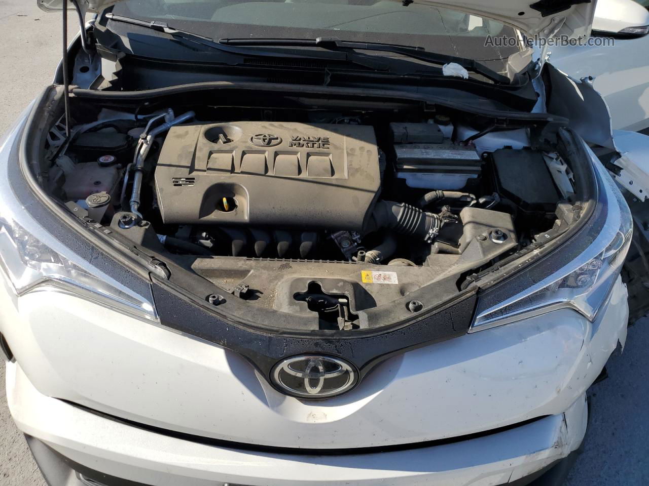 2019 Toyota C-hr Xle White vin: JTNKHMBX8K1053864