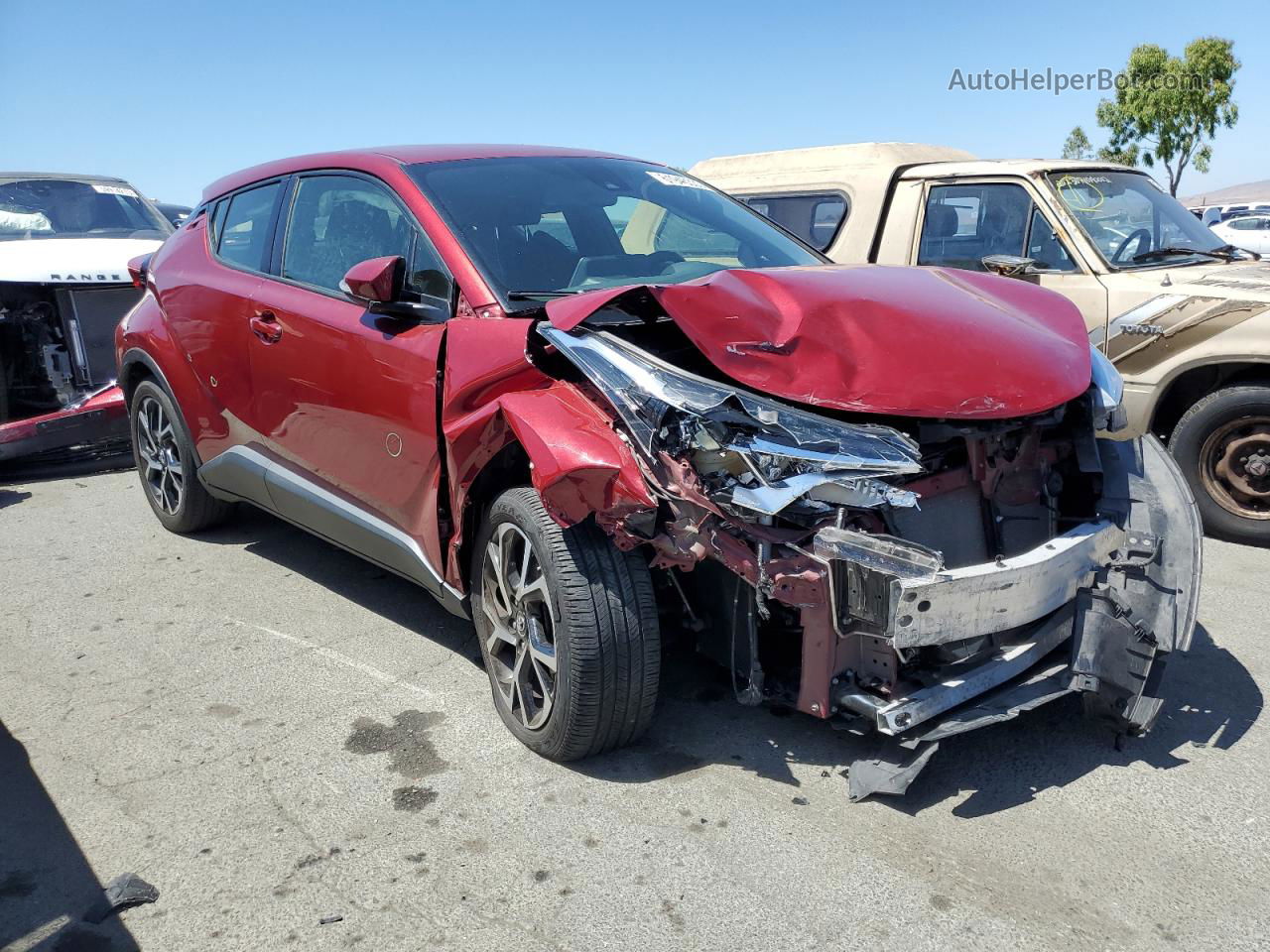 2019 Toyota C-hr Xle Red vin: JTNKHMBX9K1025166