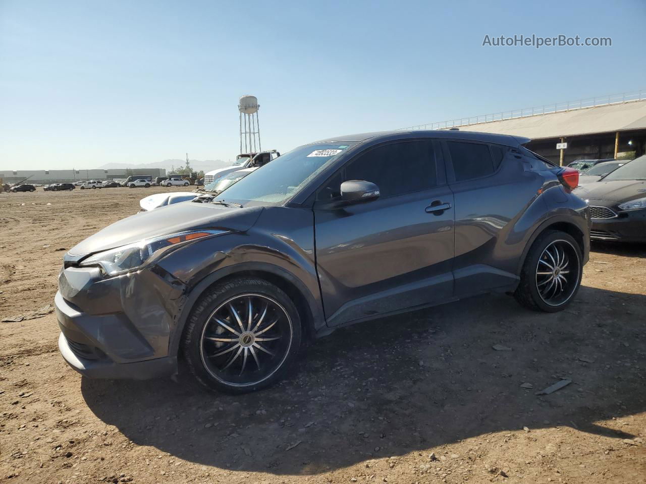 2019 Toyota C-hr Xle Серый vin: JTNKHMBX9K1039908