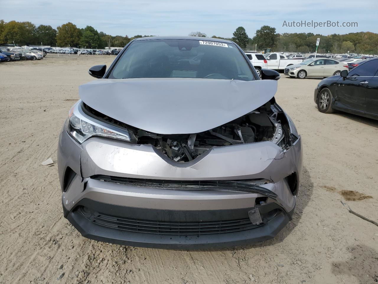 2019 Toyota C-hr Xle Серебряный vin: JTNKHMBXXK1019862