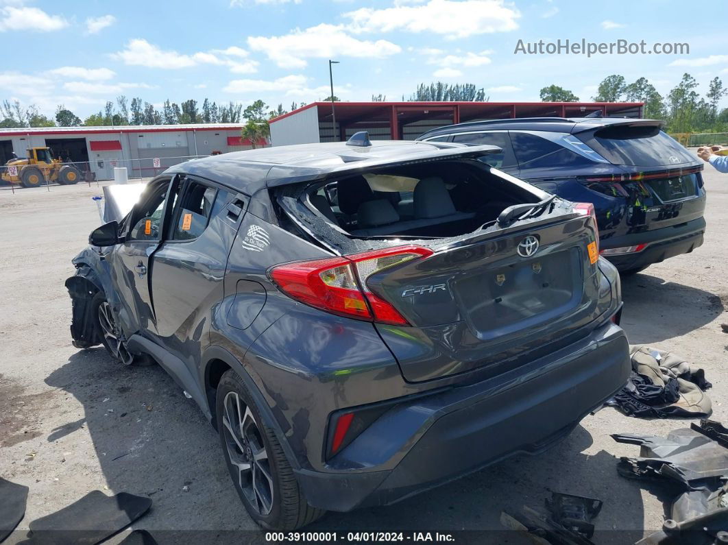 2019 Toyota C-hr Xle Gray vin: JTNKHMBXXK1047466