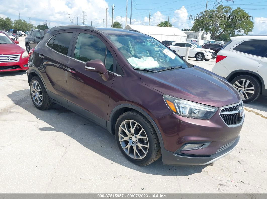 2018 Buick Encore   Purple vin: KL4CJ1SB7JB558927