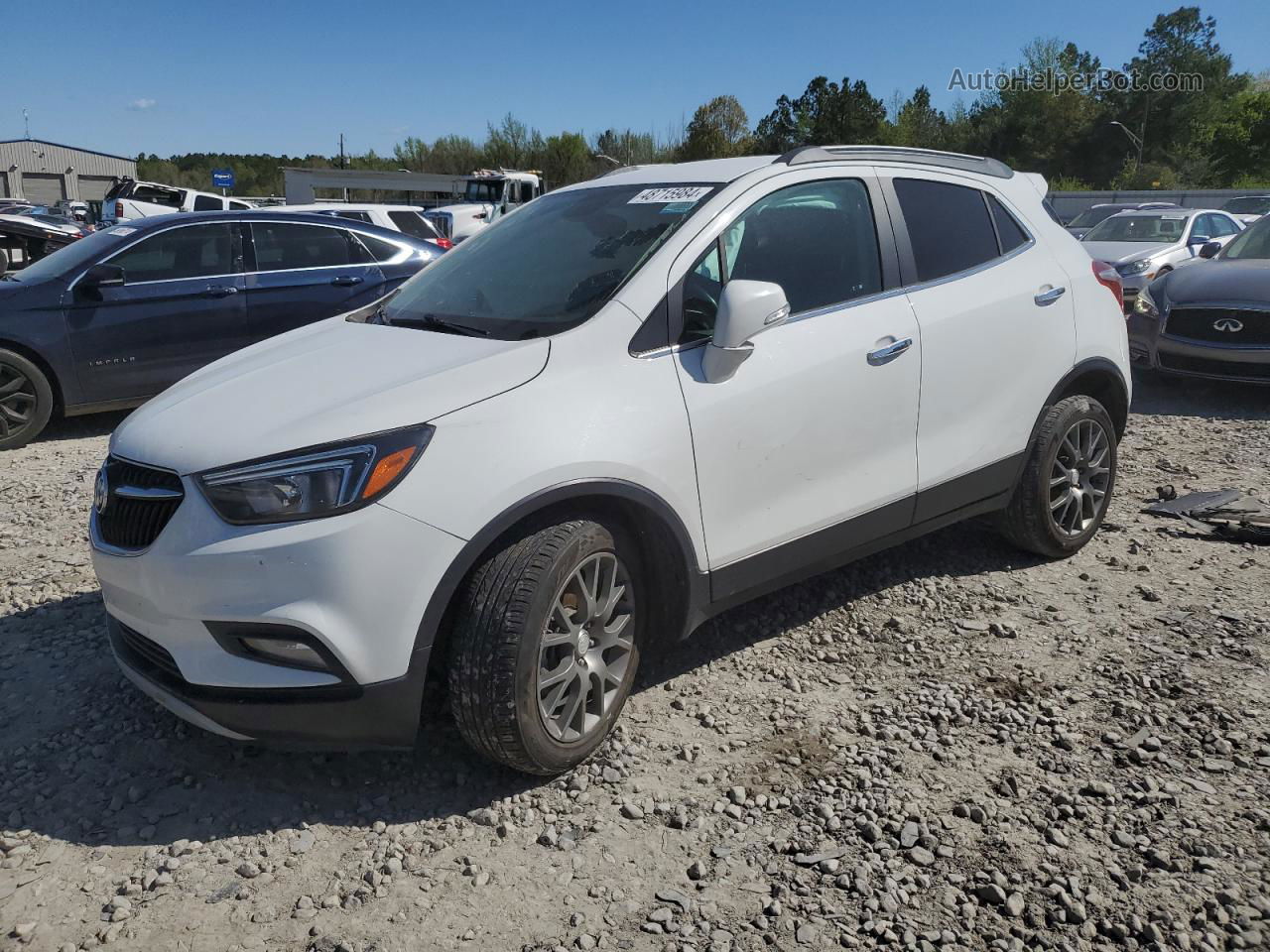 2019 Buick Encore Sport Touring Белый vin: KL4CJ1SB0KB723525