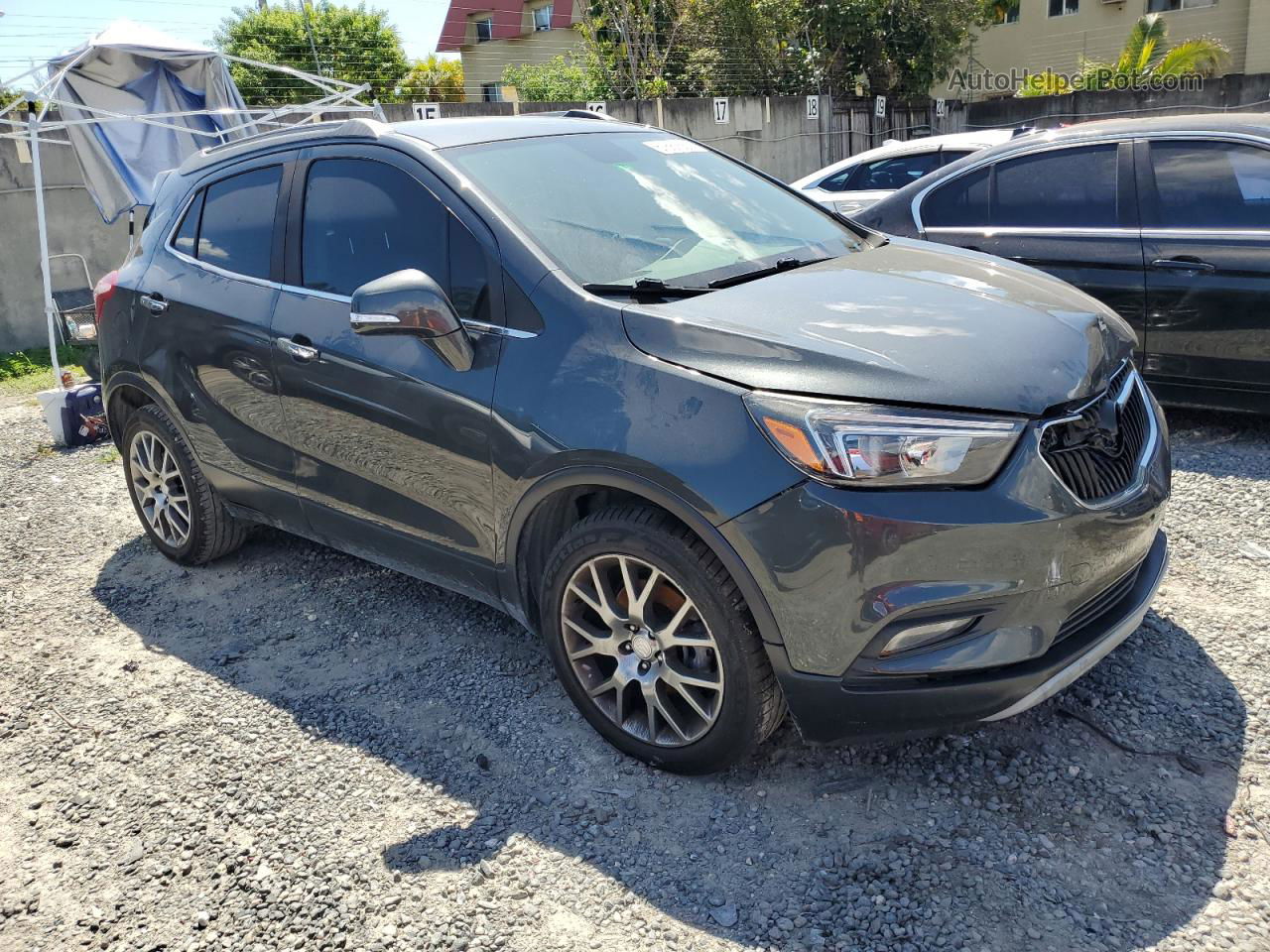 2018 Buick Encore Sport Touring Charcoal vin: KL4CJ1SB1JB653791