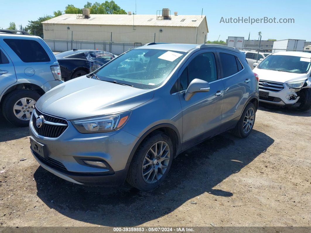 2019 Buick Encore Fwd Sport Touring Gray vin: KL4CJ1SB1KB833788