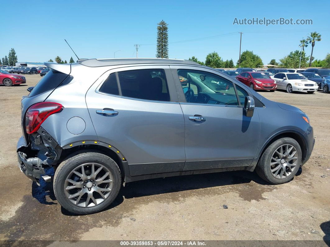 2019 Buick Encore Fwd Sport Touring Gray vin: KL4CJ1SB1KB833788