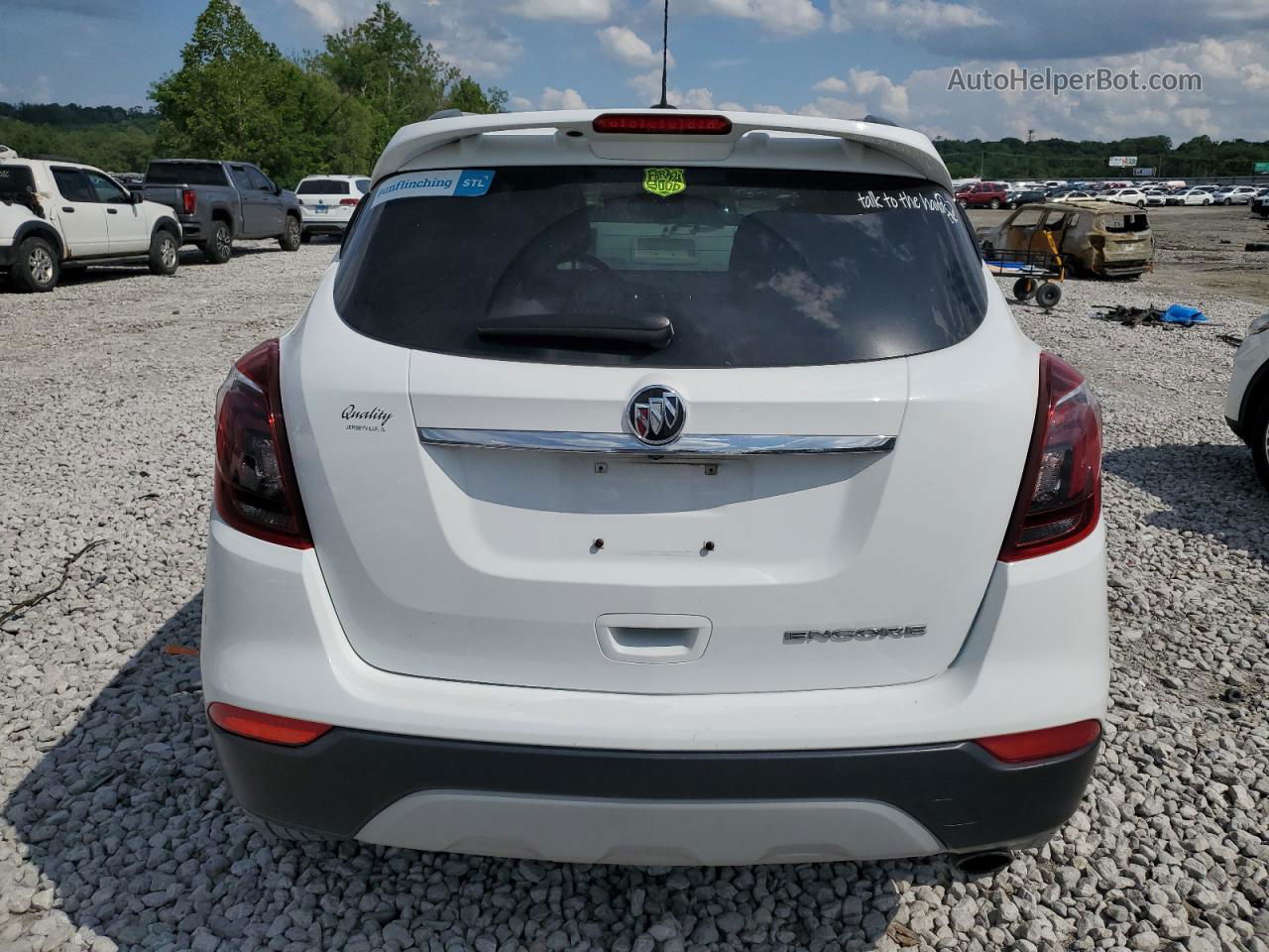 2019 Buick Encore Sport Touring White vin: KL4CJ1SB1KB869190