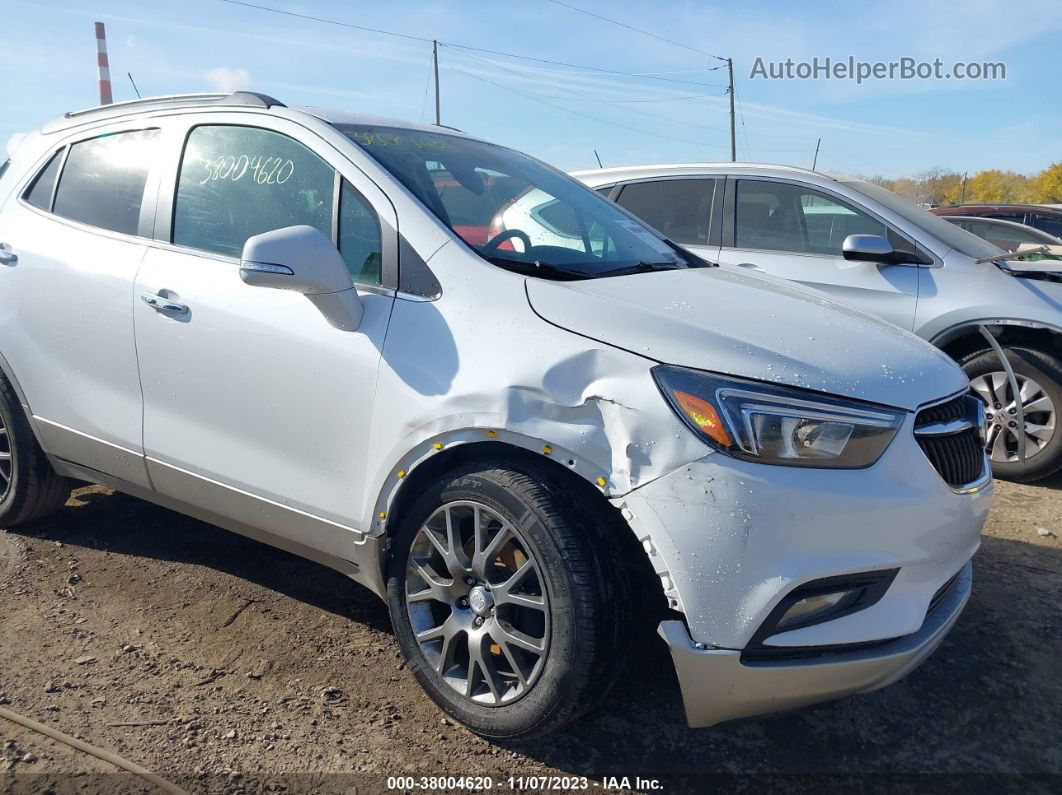 2019 Buick Encore Fwd Sport Touring White vin: KL4CJ1SB2KB782673