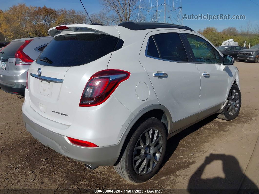 2019 Buick Encore Fwd Sport Touring White vin: KL4CJ1SB2KB782673