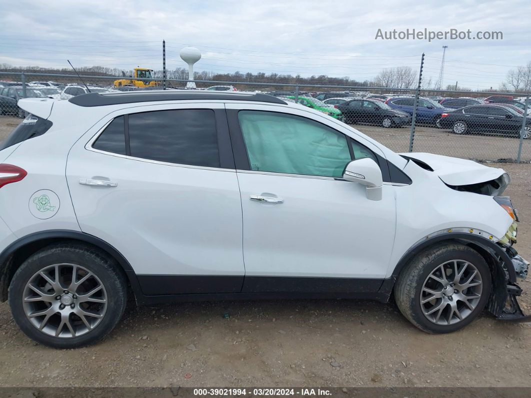 2018 Buick Encore Sport Touring Белый vin: KL4CJ1SB3JB664002