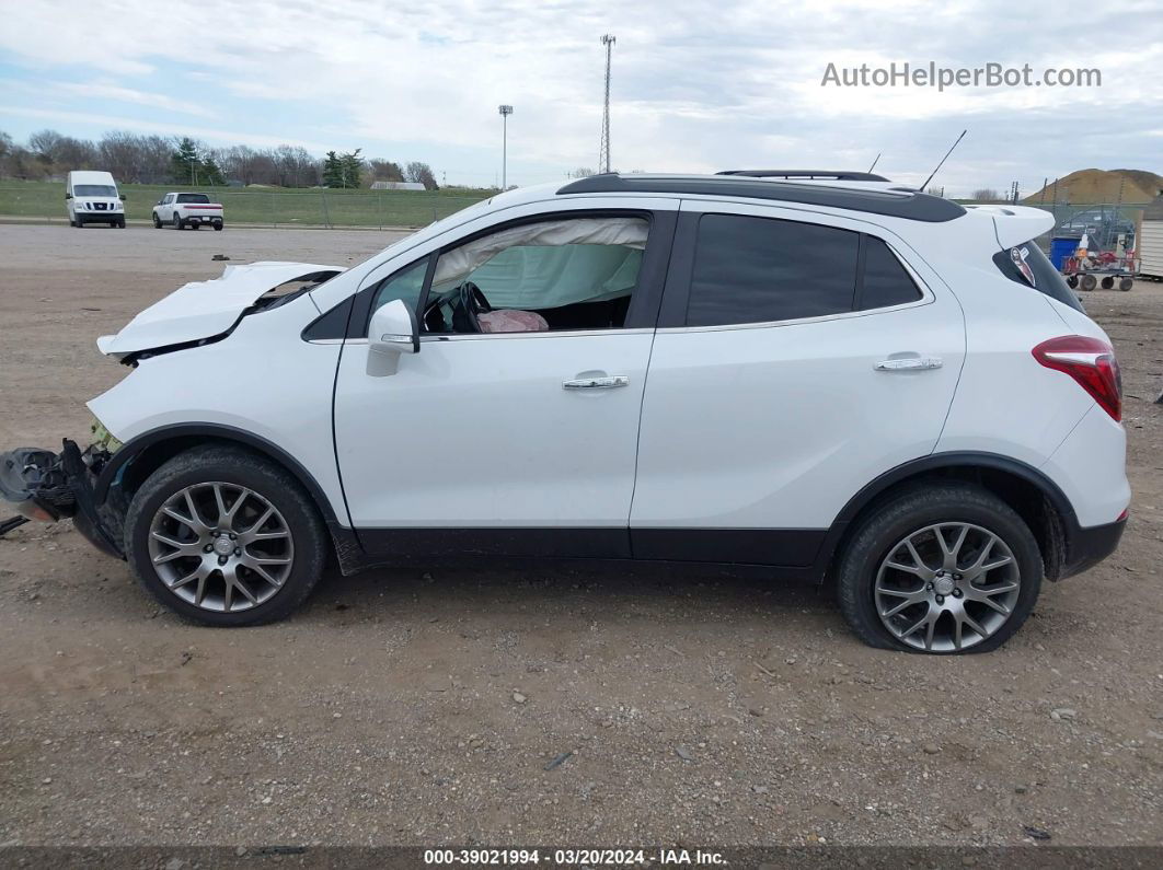 2018 Buick Encore Sport Touring White vin: KL4CJ1SB3JB664002