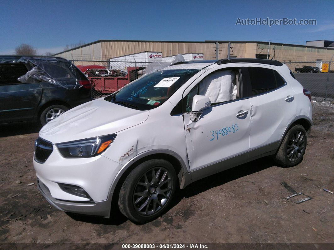 2019 Buick Encore Fwd Sport Touring Белый vin: KL4CJ1SB3KB813543