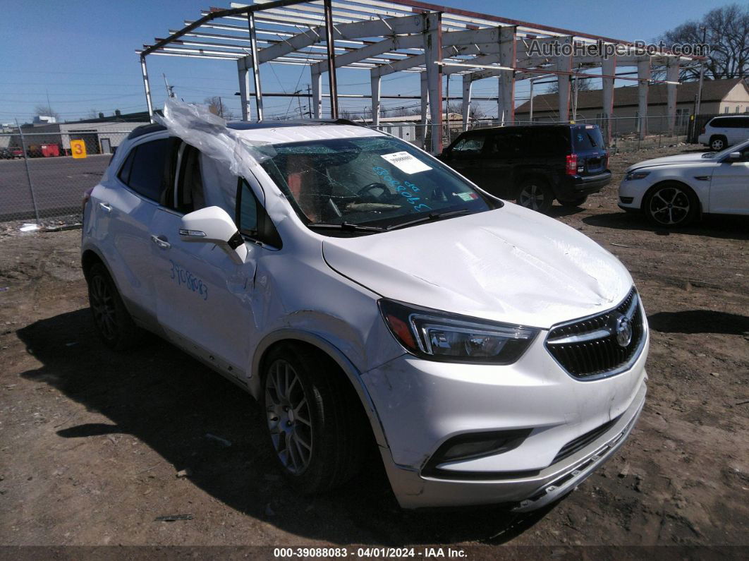 2019 Buick Encore Fwd Sport Touring Белый vin: KL4CJ1SB3KB813543