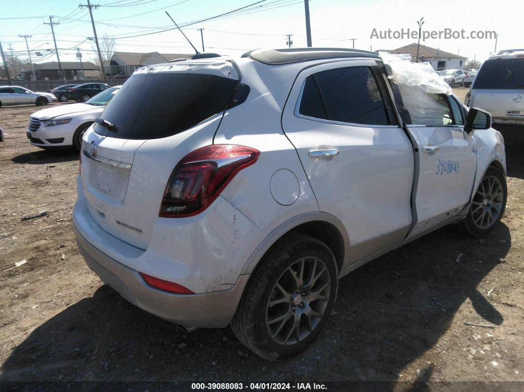 2019 Buick Encore Fwd Sport Touring Белый vin: KL4CJ1SB3KB813543