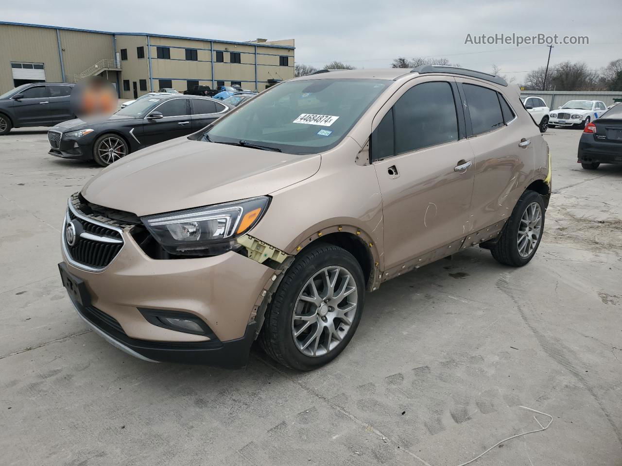 2018 Buick Encore Sport Touring Beige vin: KL4CJ1SB4JB599774