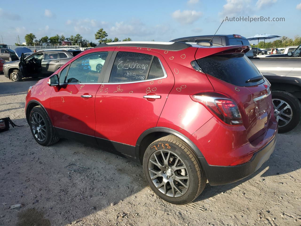 2019 Buick Encore Sport Touring Red vin: KL4CJ1SB4KB770878