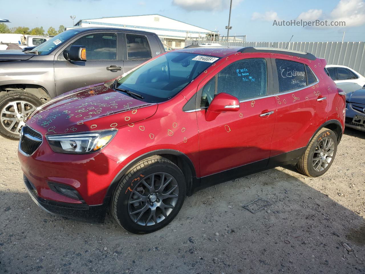 2019 Buick Encore Sport Touring Красный vin: KL4CJ1SB4KB770878