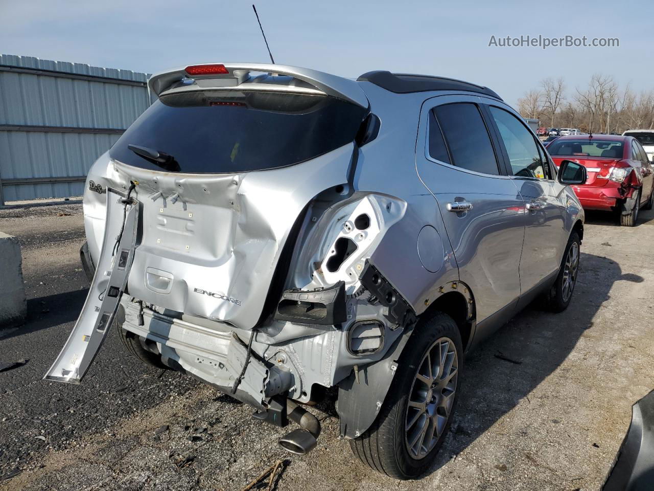 2019 Buick Encore Sport Touring Silver vin: KL4CJ1SB4KB780813