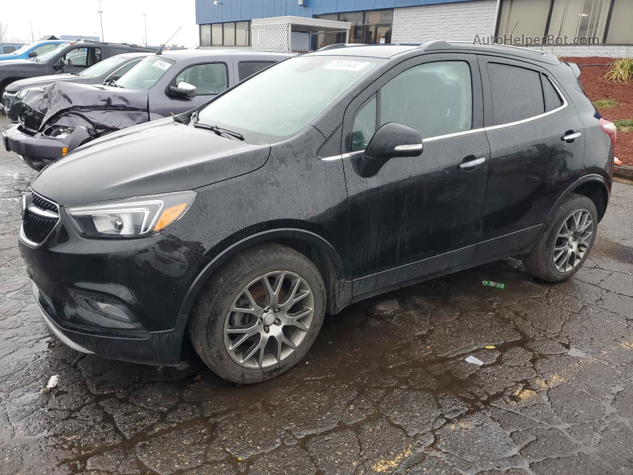 2018 Buick Encore Sport Touring Black vin: KL4CJ1SB5JB615402