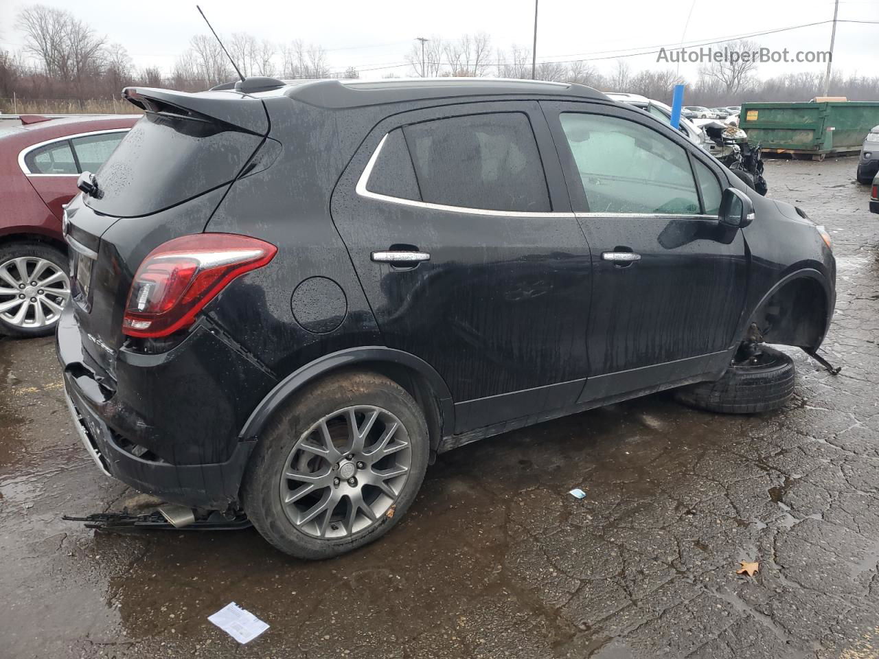 2018 Buick Encore Sport Touring Черный vin: KL4CJ1SB5JB615402