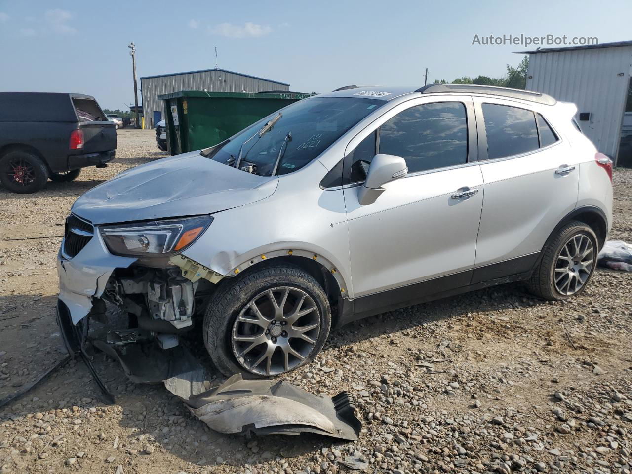 2018 Buick Encore Sport Touring Silver vin: KL4CJ1SB5JB630627