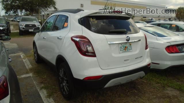 2019 Buick Encore Sport Touring White vin: KL4CJ1SB5KB742944