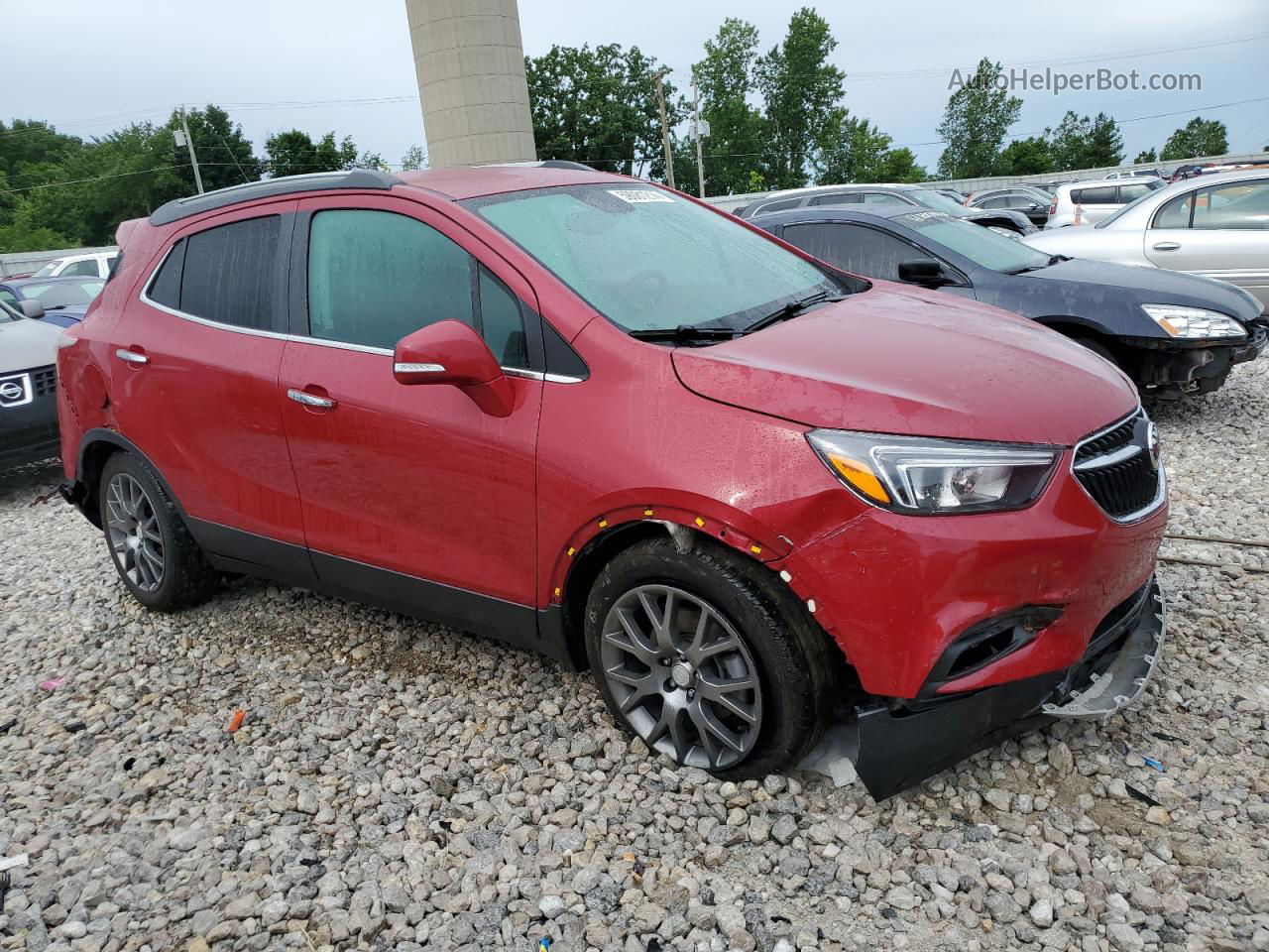 2019 Buick Encore Sport Touring Red vin: KL4CJ1SB6KB809390