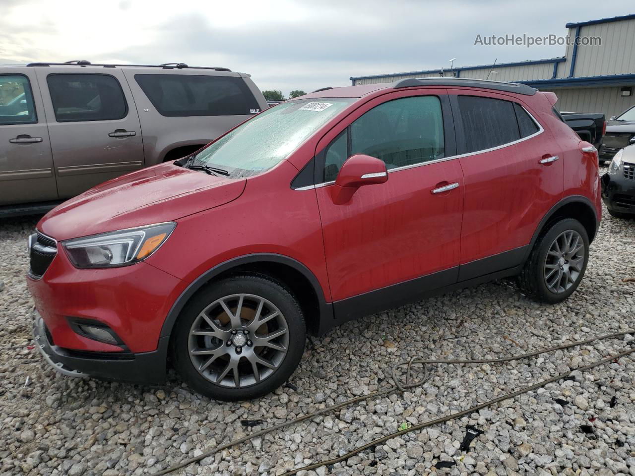 2019 Buick Encore Sport Touring Red vin: KL4CJ1SB6KB809390